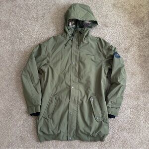 O'Neill Men's Green Hooded Jacket